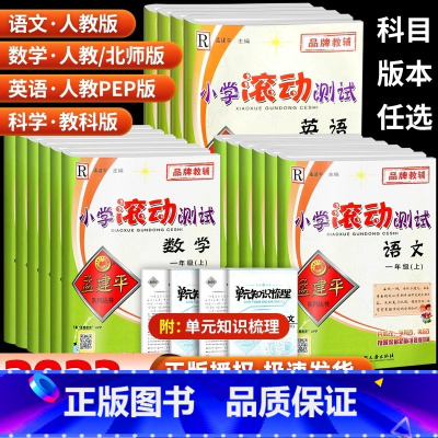 小学语文知识大全 一年级下 [正版]孟建平小学滚动测试一年级二年级三年级四年级五年级六年级上册下册语文数学英语科学 全套