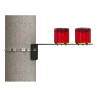 TUWEJIA TWJ-10 0.7Ah 75次/min 太阳能警示灯(计价单位:盏) 红色 信号灯 高亮度 低功耗