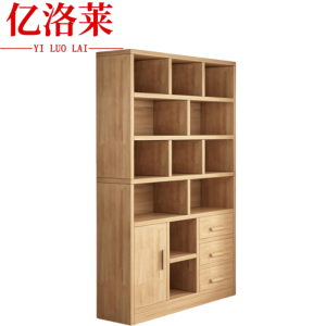 亿洛莱 三抽一门书柜 100*30*180cm 个