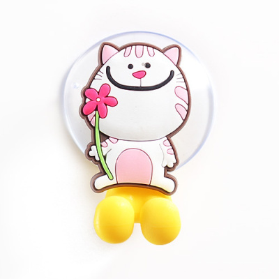 家柏饰(CORATED)家用免打孔强力吸盘牙刷架吸壁式牙刷挂架卫生间牙刷收纳挂钩