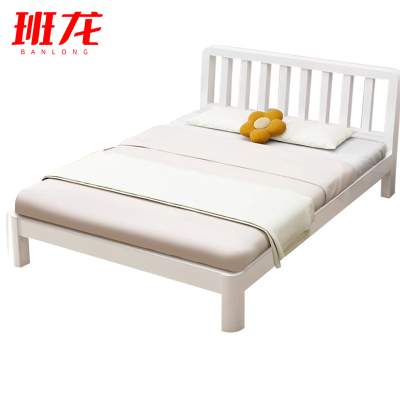 班龙员工床100*200cm+床垫白色套