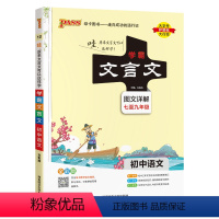 文言文专项 初中通用 [正版]2025版学霸笔记初中语文基础知识讲解知识点清单手写课堂笔记pass绿卡图书七八九年级中考