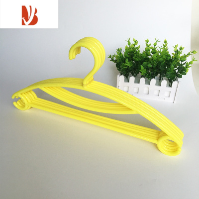 三维工匠彩虹衣架升级加粗加厚多防风防滑大学生宿舍阳台塑料衣挂