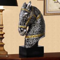 美帮汇马摆件欧式创意家居装饰品客厅玄关电视柜工艺品办公室小摆设