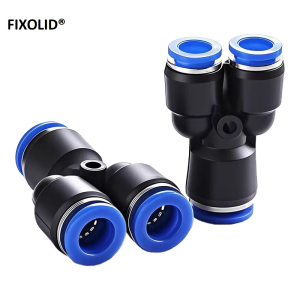 FIXOLID 气管快速接头Y型变径三通接头 PW16-12-12 个