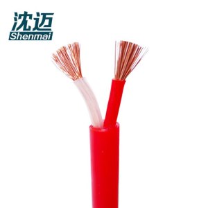 沈迈 铜芯硅橡胶耐高温电缆 YGCR-2*4平方 1米