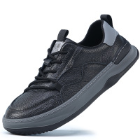 2026春季新款鞋子男软底软面真皮百搭保暖歪头芒果鞋男士休闲板鞋