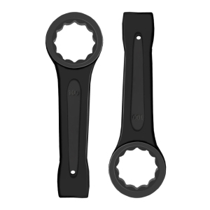 立伟铁牛敲击梅花扳手100mm/把