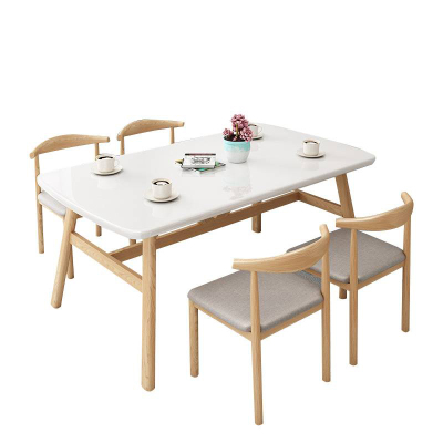 鑫睿辉 食堂餐桌椅一桌四椅 1400*750*750mm 套