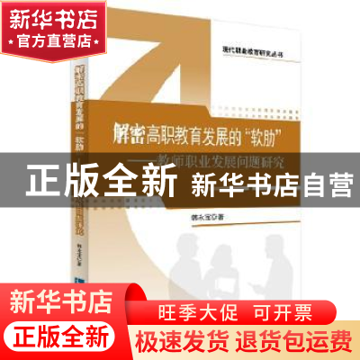 正版 解密高职教育发展的“软肋”:教师职业发展问题研究 韩永宝