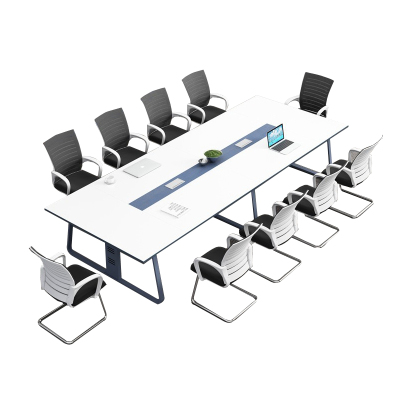 慧采云 办公家具会议桌长桌培训桌接待桌大小型会议桌现代洽谈桌办公桌椅组合2m