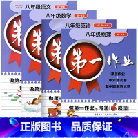 [4册]8上 语数英物 初中通用 [正版]第一作业 六七八九年级上下册第一二学期 语文数学英语物理化学 上海版初中同步课