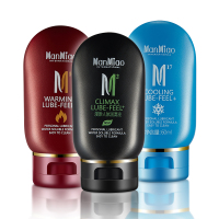 ManMia热感冰感人体润滑液水溶性免洗润滑油性器具润滑剂冰凉按摩精油夫妻房事男女通用漫渺成人情趣性用品三瓶组合装