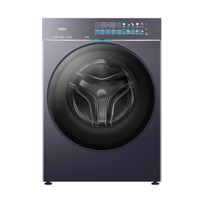 海尔(Haier)洗衣机热泵XQG130-ABLNEG78BU1 13KG大容量晶釉蓝智能电脑控制低噪节能1级能效