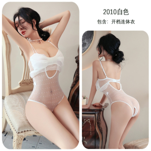 长夜漫漫情趣内衣女透视性感连体衣套装蕾丝制服开档免脱睡衣2010