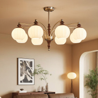 雷士照明客厅吊灯宋氏美学新款法式餐厅中古风灯具全屋套餐灯饰