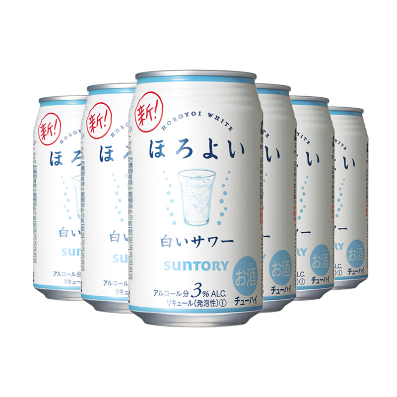 三得利 和乐怡(horoyoi)日本进口 预调酒 鸡尾酒 果酒 乳饮料口味350