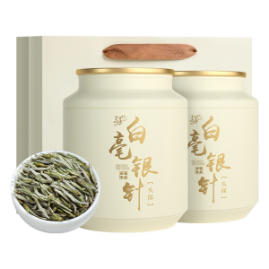 正宗福鼎白茶2022新茶明前特级头采福鼎白毫银针芽春茶叶散装500g
