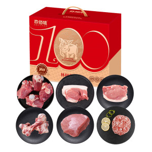 亦佰味黑猪肉礼盒B款2100g
