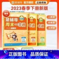 周末一本通[语文+(苏教·数学)] 四年级下 [正版]2023春季新版周末一本通语文数学英语下册同步训练一二三四五六年级