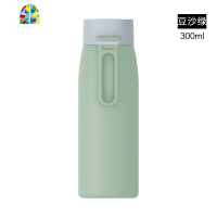 ins初夏保温杯简约便携随手杯韩版男女学生304不锈钢水杯 FENGHOU Y-1104初夏保温杯-中蓝+杯刷