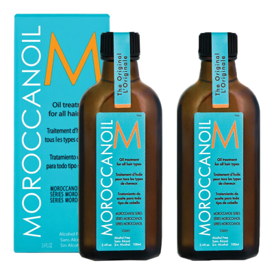 Moroccanoil 摩洛哥 护发精油 100ml 2瓶装 摩洛哥发油 免洗护发精华修护精油发膜坚果油 澳大利亚进口