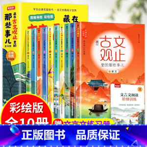 藏在古文观止里的那些事 [正版]抖音同款漫画文言文 硬壳精装漫画书 全集脱口秀启蒙笑点小学生爆笑小古文小学必背文言文全解