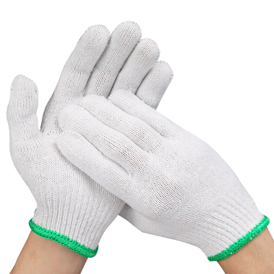 翌嘉YJ5121706棉纱线手套耐磨防滑劳保防护手套 10针(10双)