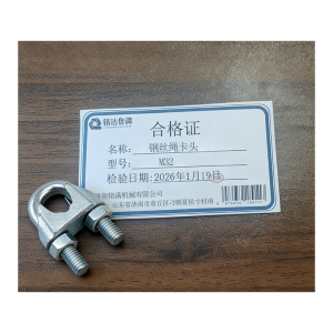 铭达鲁满 钢丝绳卡头 个