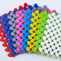 群泰防滑地垫 游泳池浴室洗澡间全铺拼接防滑地垫20cmx20cmx25块/平方