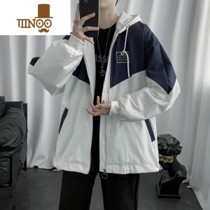 YANXU外套男士韩版潮流衣服工装休闲2022新款男装装上衣夹克