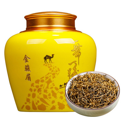 痴福 金骏眉红茶茶叶新茶正宗蜜香浓香型散装罐装黄芽金俊眉礼盒装