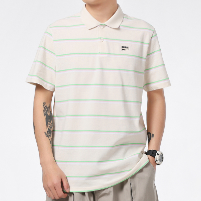 PUMA彪马短袖男2021夏季新款运动服半袖POLO衫翻领休闲T恤599781