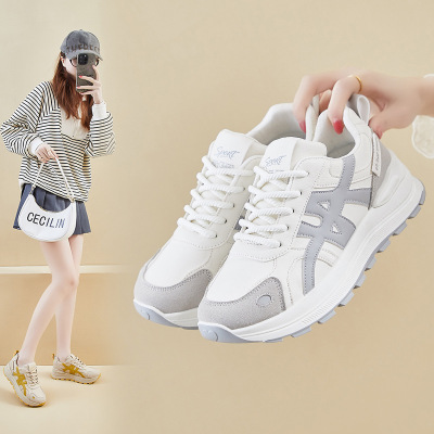 ins韩版新款老爹鞋女20266春季跑步休闲街拍厚底增高