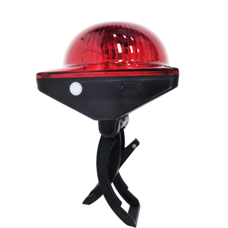 亮视 OX6 1.6W IP65 续航时间≥24h 3.7V 红色 太阳能声光警示灯 红色