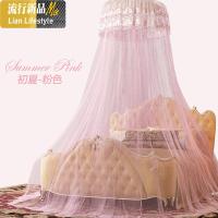 圆顶蚊帐公主风网红欧式支架吊顶挂钩1.5m1.2m双人床幔儿童韩式 三维工匠