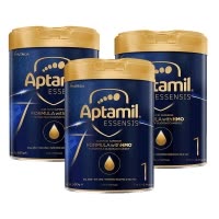 [三罐装]爱他美(Aptamil)ESSENSIS奇迹蓝罐 HMO婴儿配方奶粉 1段 0-6月 900g[27年1月]