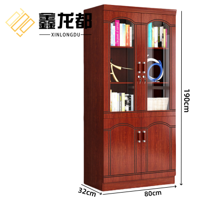 鑫龙都书柜二门台