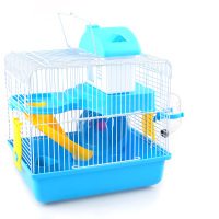 送礼包仓鼠笼子金丝熊窝别墅仓鼠用品双层别墅城堡小田园