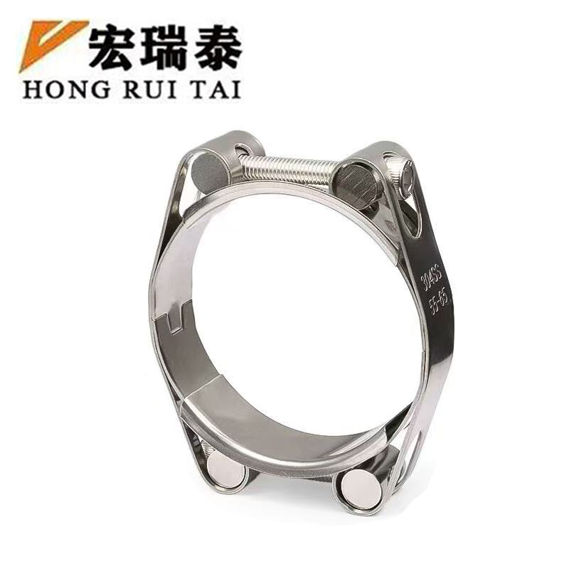 宏瑞泰 不锈钢双头强力喉箍 40mm-50mm 个