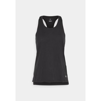 Under Armour24新款女子LAUNCH SINGLET运动背心 纯色透气舒适跑完训练上衣