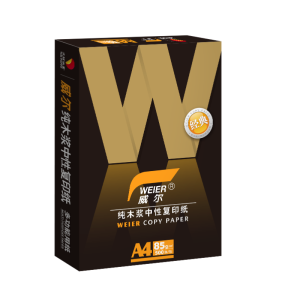 黑威尔85g A4复印纸500张/包 整箱6包3000张办公用纸
