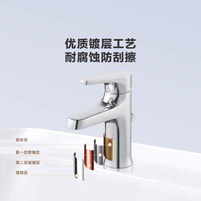 科勒强排卫生间面盆龙头28996T