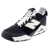 新百伦(New Balance)女网球鞋稳定支撑轻量缓震透气耐磨黑白配色