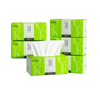 舒可乐 可湿水抽取式纸面巾4层70抽每包 原生木浆抽纸纸巾实惠装餐巾纸家庭装纸抽卫生纸家用母婴可用 4包装