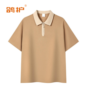 鸽护 短袖POLO bll-卡其 件