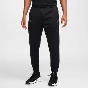 耐克(NIKE)冬款撞色拼接TPR材质运动裤男潮牌休闲跑步裤 Black L