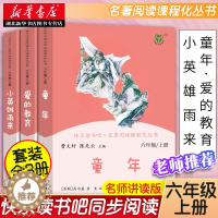 [醉染正版]快乐读书吧六年级上册3册人教版 爱的教育童年小英雄雨来同步阅读书目 经典儿童文学小学生课外阅读书籍