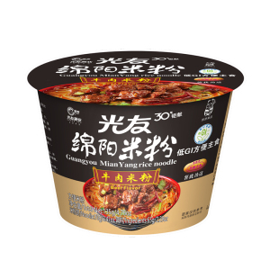 光友 绵阳米粉 (牛肉味 )135g*12碗/箱 四川特产方便速食 米粉