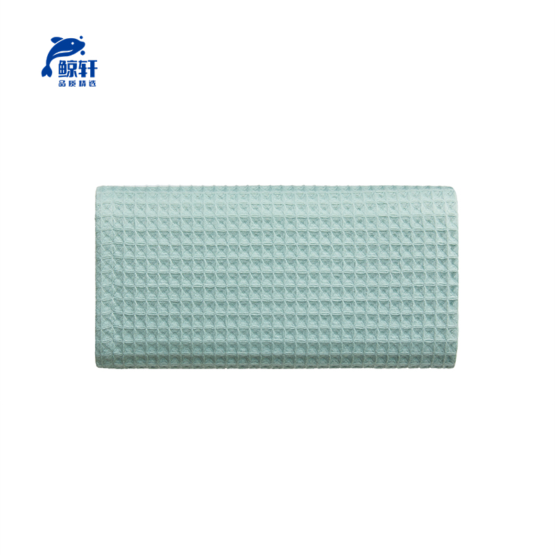 鲸轩 M7252 33*72cm 1块/包 100g 和颜新疆长绒棉毛巾 抹布(计价单位:包)绿色